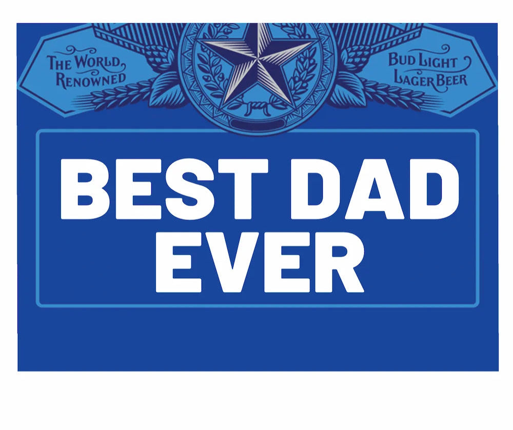 Budlight 6 Pack Label