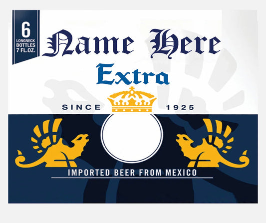 Corona 6 Pack Label