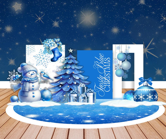 Frosty Blue Christmas