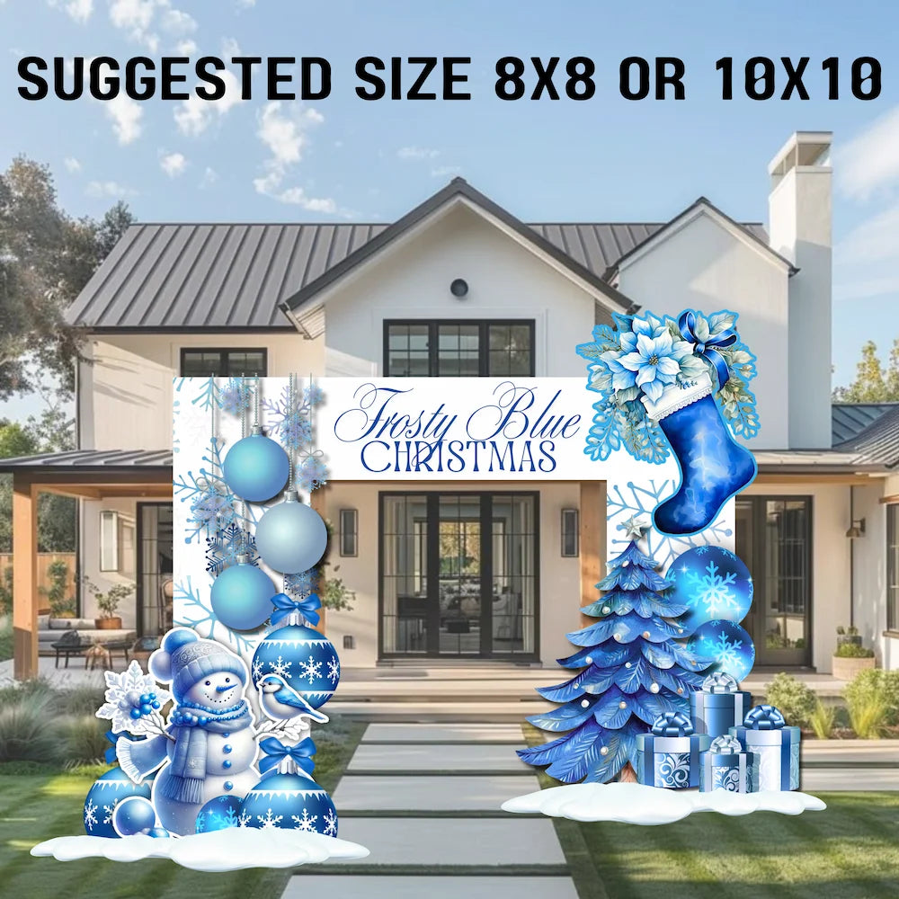 Frosty Blue Christmas