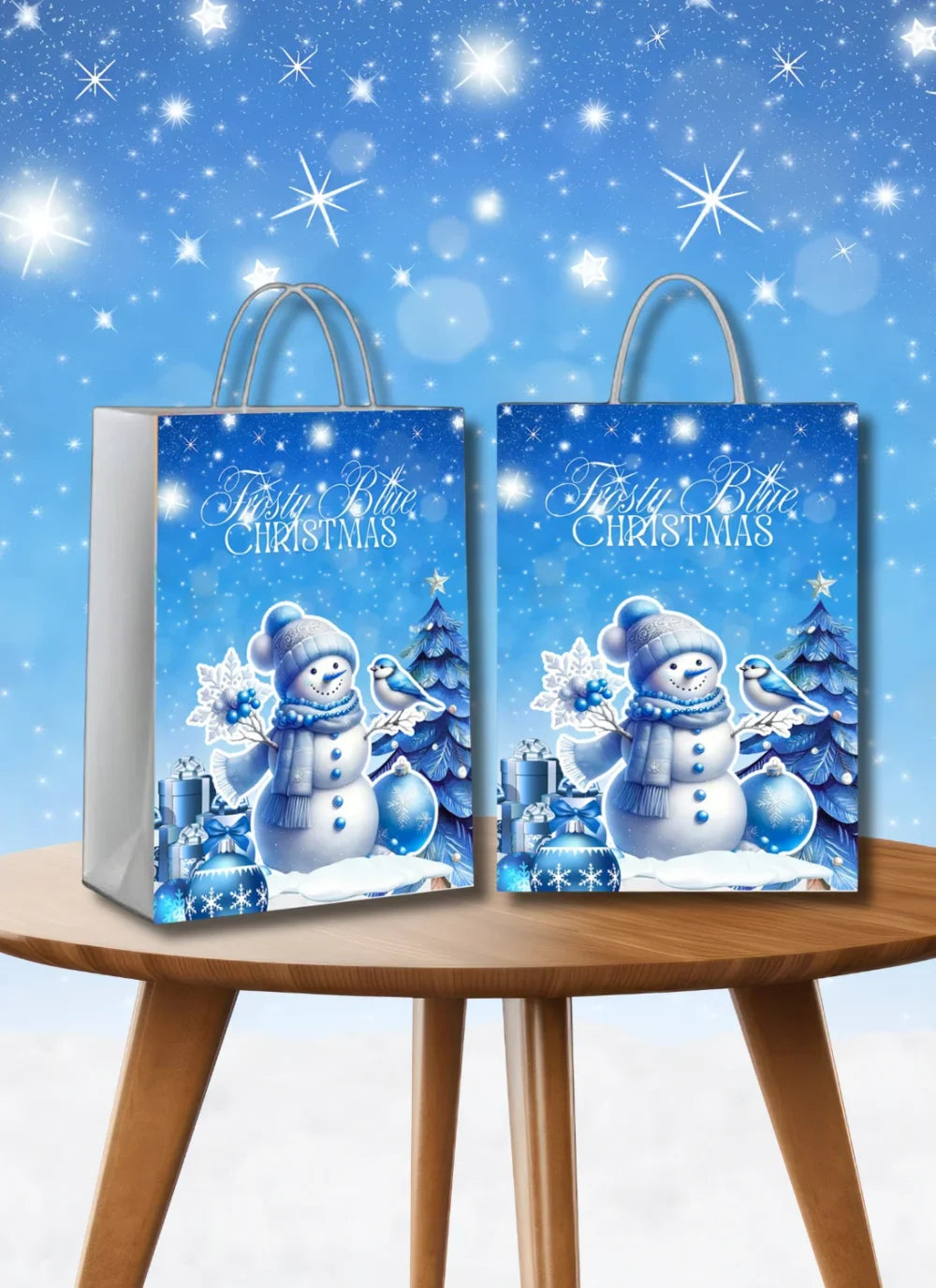 Frosty Blue Christmas